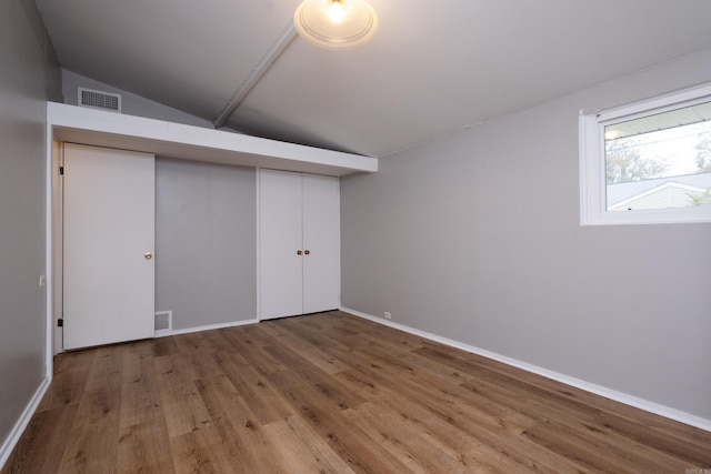 interior space featuring hardwood / wood-style floors