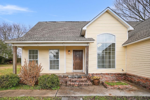 view of front of home