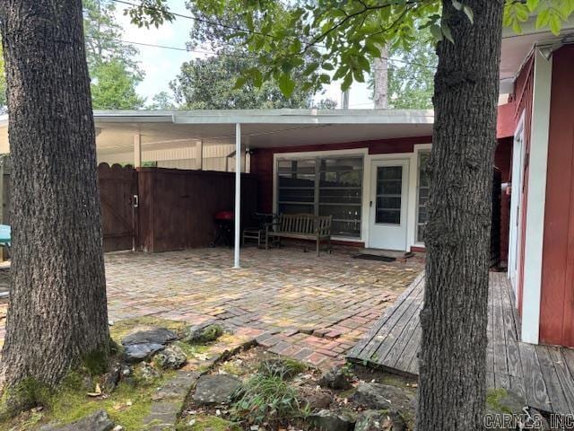 view of patio