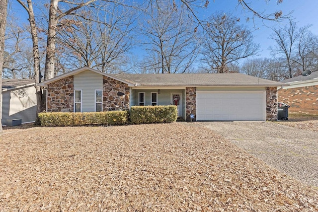 ranch-style house with a garage