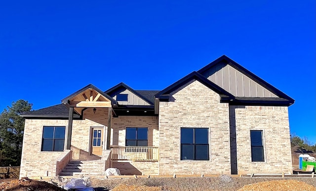 exterior space featuring covered porch