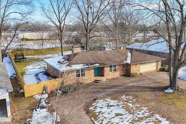 view of ranch-style house