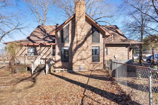 view of rear view of house