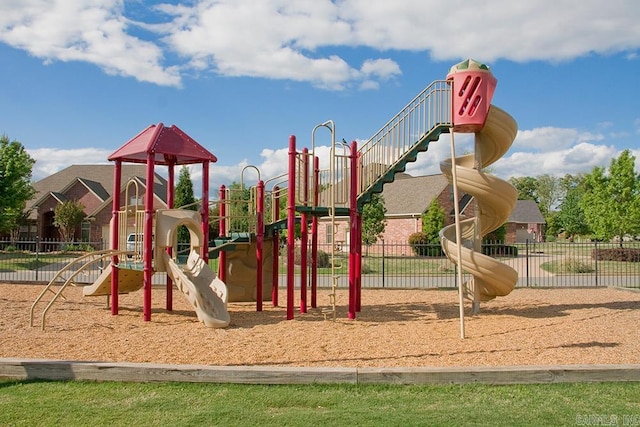 view of play area