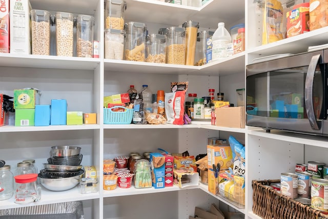 view of pantry