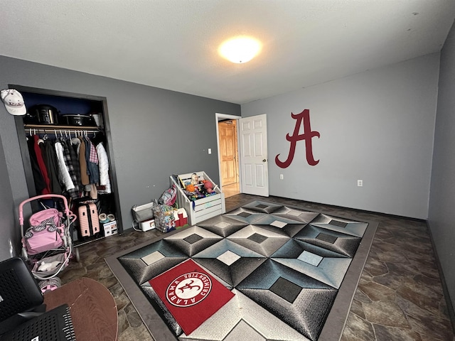 bedroom with a closet