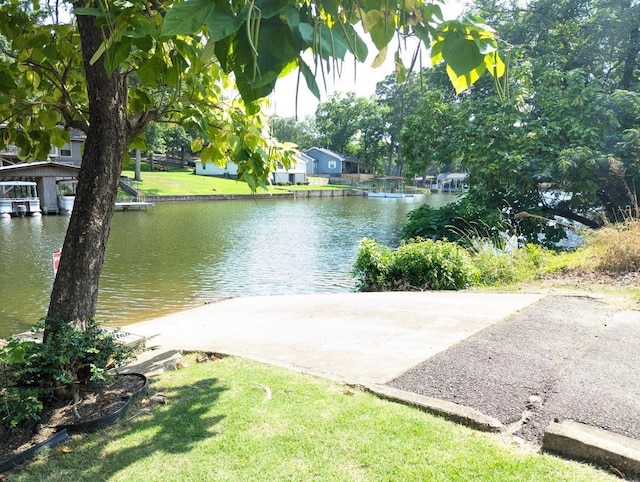 view of water feature