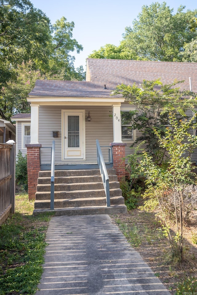 view of front of property