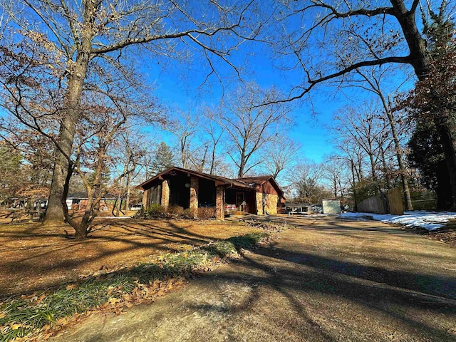 view of side of home