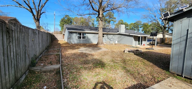 view of rear view of property