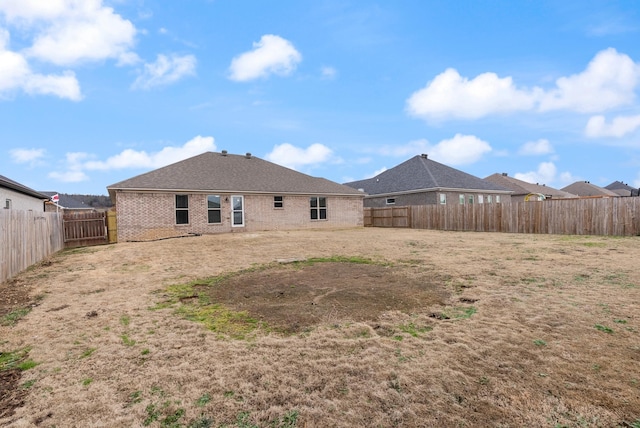 view of rear view of property