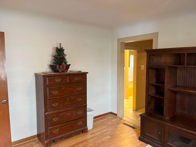 interior space featuring light hardwood / wood-style floors