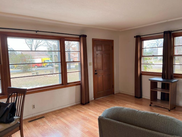 interior space featuring light wood-type flooring