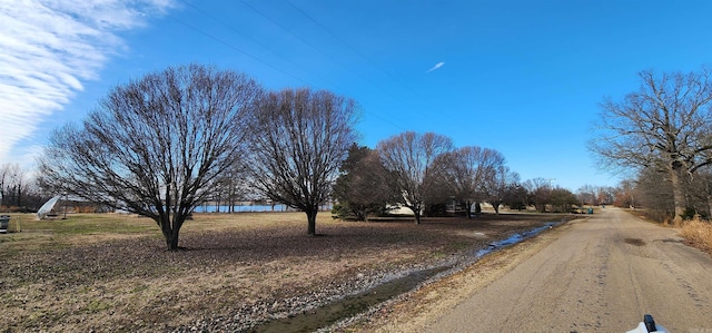 view of street featuring a rural view