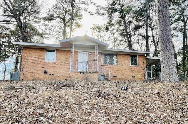 view of front of home