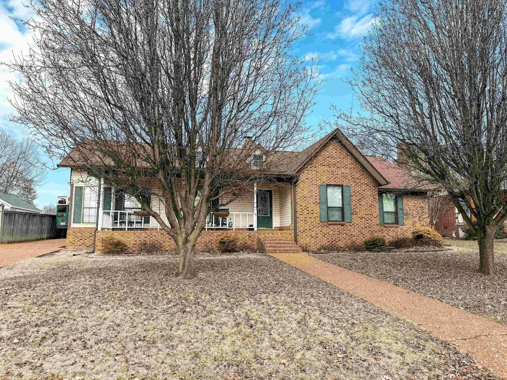 view of ranch-style home