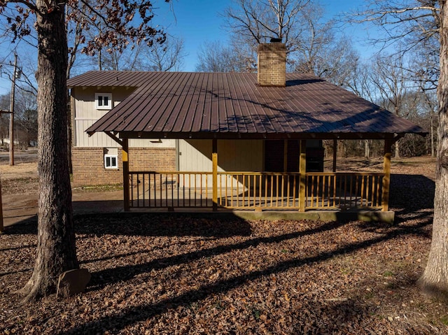 view of rear view of property