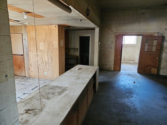 miscellaneous room featuring concrete flooring