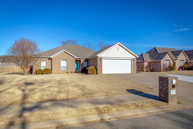 ranch-style house with a garage