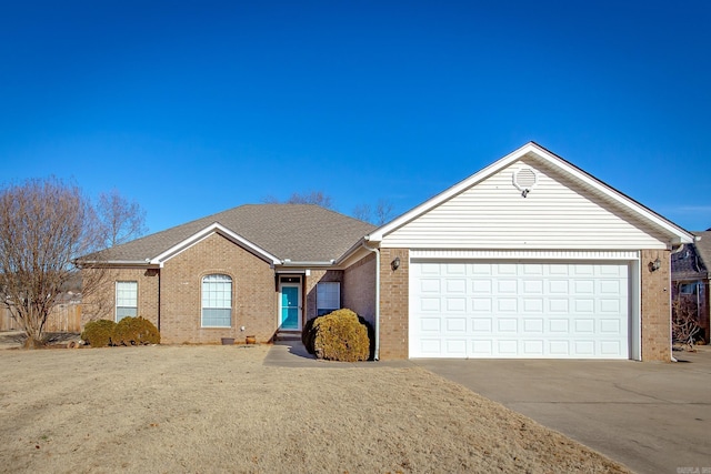 ranch-style house with a garage