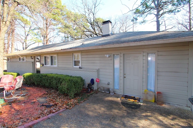 view of front of home