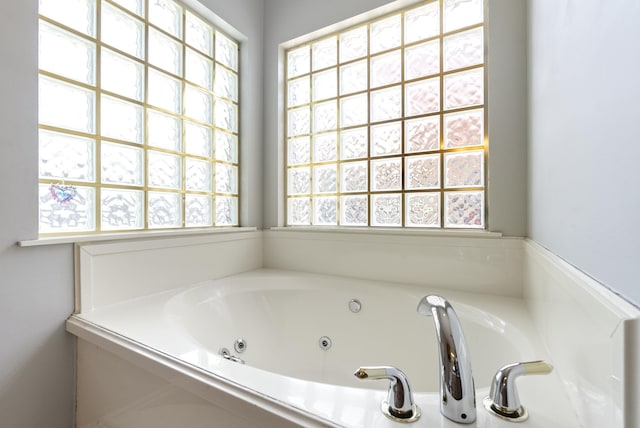 bathroom with a bathtub