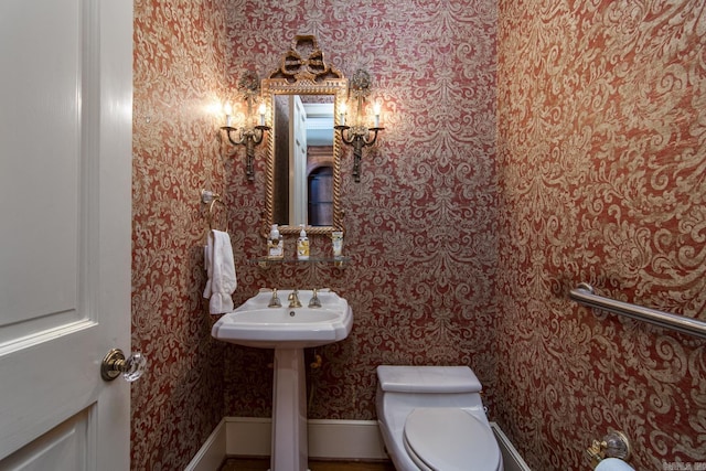 bathroom with toilet