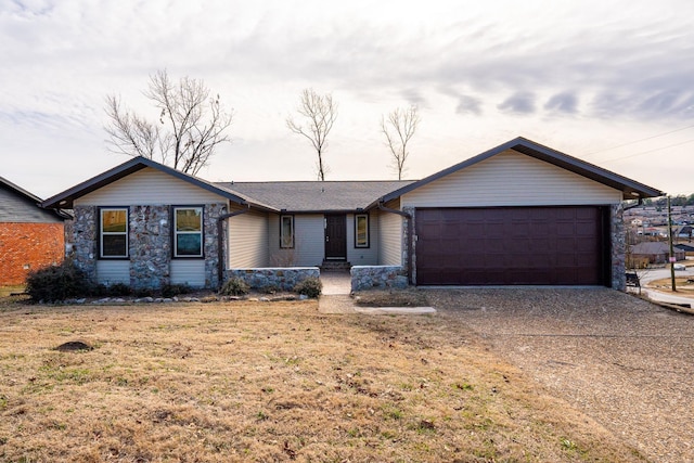 10923 Breckenridge Dr, Little Rock, AR 72211 - ranch-style house with a garage and a front yard