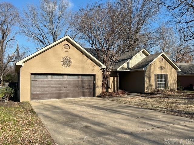 ranch-style house with a garage