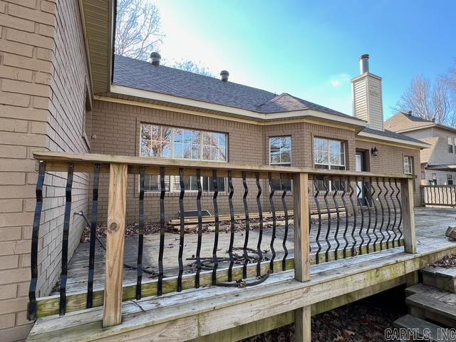 4112 Stephanie Ln, Jonesboro, AR 72401 - view of wooden terrace