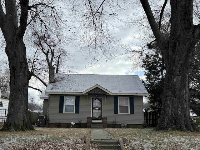 view of bungalow-style house