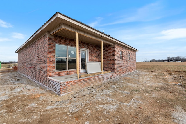 view of back of property