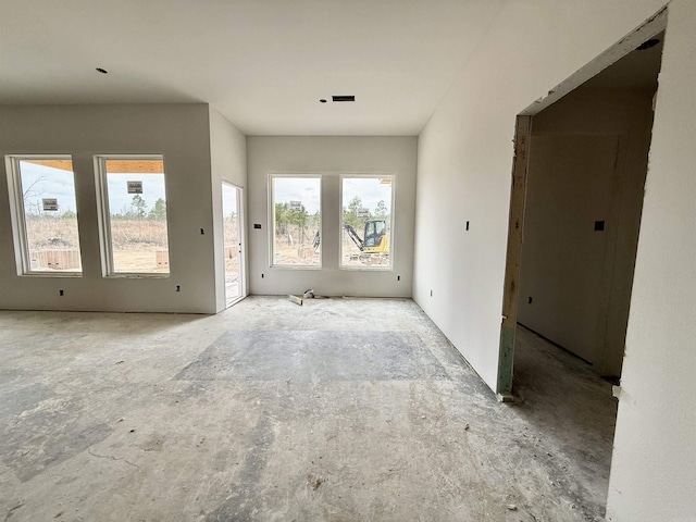 view of unfurnished living room