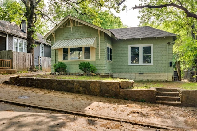 view of bungalow