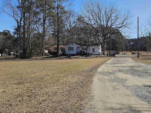 view of road