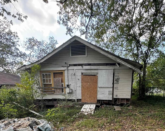 view of rear view of house