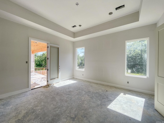19100 Waterview Meadow Ln, Roland, AR 72135 - empty room featuring a raised ceiling and baseboards