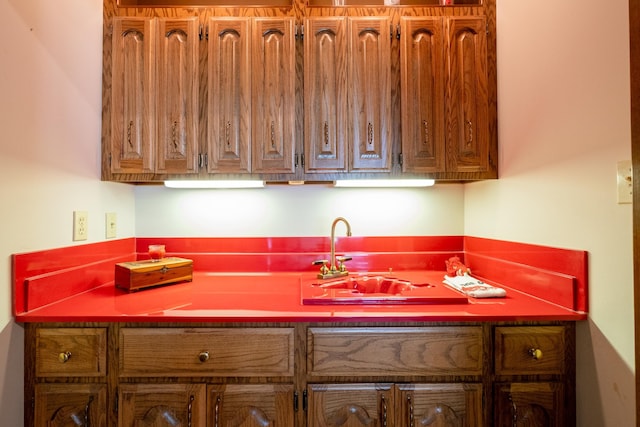 kitchen featuring sink