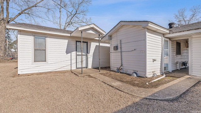 view of front of home