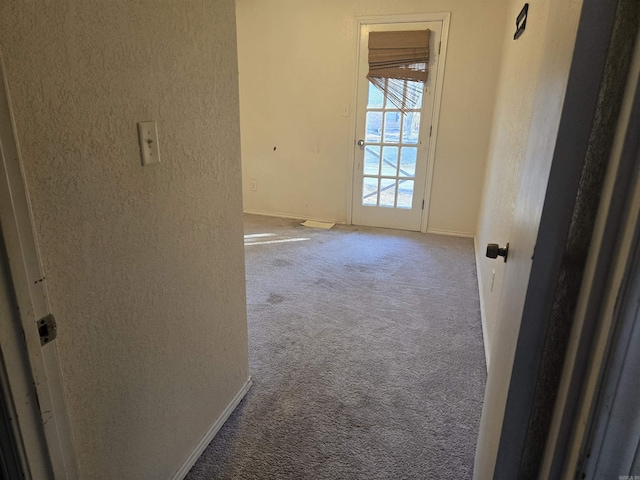 unfurnished room with carpet flooring