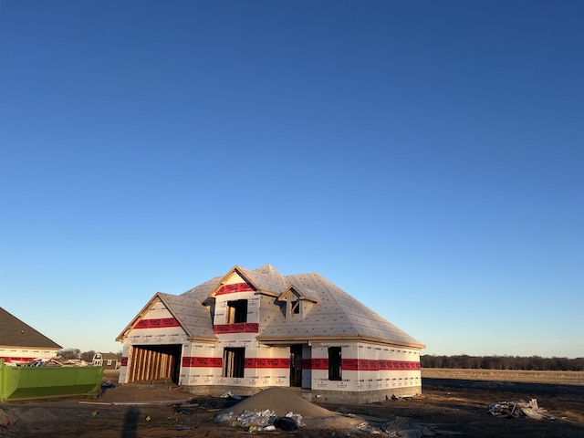 view of property in mid-construction