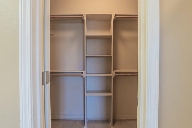 view of closet