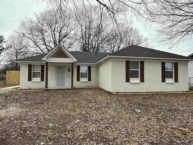 view of ranch-style home