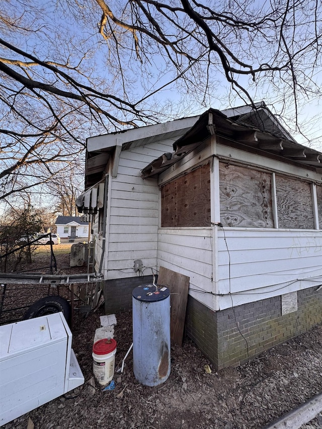 view of property exterior