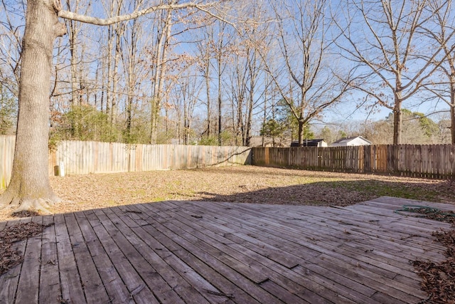 view of deck