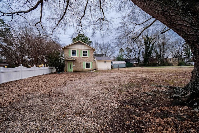 view of back of property