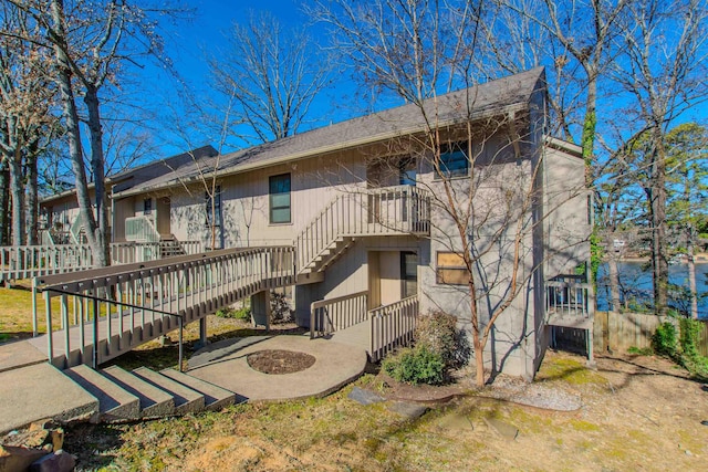 view of rear view of property