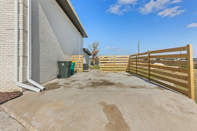 view of patio with central AC unit