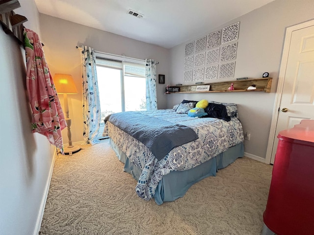 bedroom featuring carpet floors