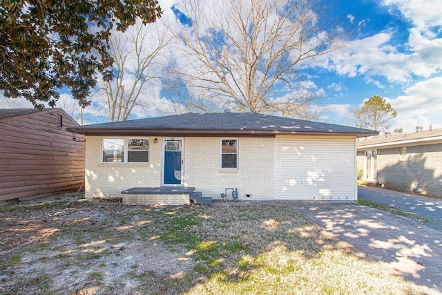 view of back of property